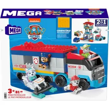 MEGA PAW Patrol™ Giant Convertible Truck MTL-HJN73 Paw Patrol -ის კონსტრუქტორი მანქანა, 6 image