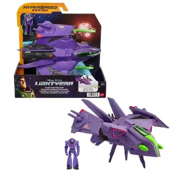 Disney Pixar Emperor ‎Zurg Fighter Figure With Battle Vehicle MTL-HHJ61 იმპერატორი საბრძოლო ხომალდით