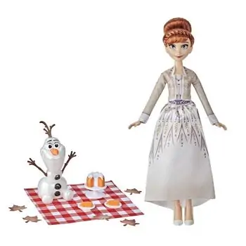 Hasbro Disney's Frozen 2 Anna and Olaf's Autumn Picnic Doll სათამაშო თოჯინა ანა და ოლაფი
