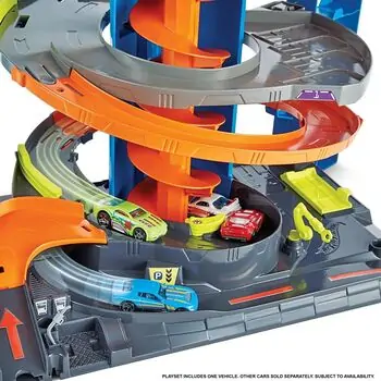 Hot Wheels Mega Garage For Kids MTL-GTT95 სათამაშო პარკინგი, 10 image