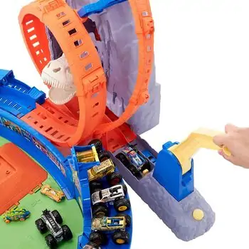Hot Wheels T-Rex Volcano Playset with Lights and Sounds MTL-GYL14 ვულკანური ტრეკი, 17 image