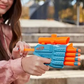 Nerf Elite 2.0 Prospect QS-4 Blaster 8 Official Nerf Elite Darts HAS-F4190 ბლასტერი რბილი ტყვიებით, 3 image