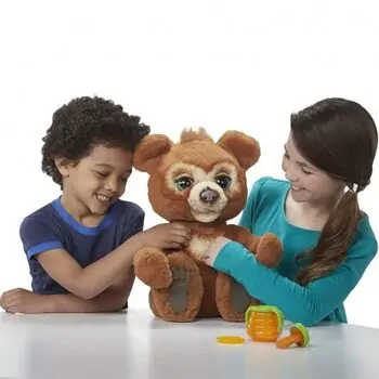 Hasbro Cute Bear Cubby HAS-E4591 რბილი სათამაშო ინტერაქტიული დათვი, 2 image