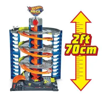Hot Wheels Mega Garage For Kids MTL-GTT95 სათამაშო პარკინგი, 4 image
