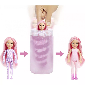 Barbie Color Reveal Chelsea Doll Sunshine And Sprinkles Series MTL-HDN76 ბარბის თოჯინა ფერის ტრანსფორმაციით, 2 image
