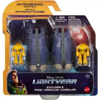 Disney And Pixar Lightyear Hyperspeed Series Vehicles With Mini Figures HHJ96 ბაზ ლაითიერის ხომალდი