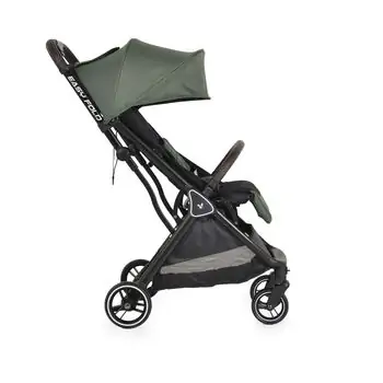 Cangaroo Baby Stroller Easy Fold Green პრემიუმ კლასის მსუბუქი სასეირნო ეტლი უნიკალური დაკეცვის მექანიზმით, 3 image