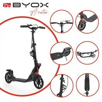 Byox-ის სკუტერი (სამაკატი) SCOOTER AVATAR BLACK