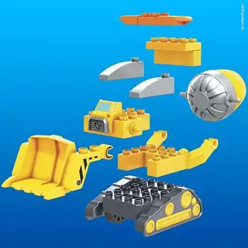 Mega Construx Paw Patrol Rubble's Construction Truck MTL-GYW91 Paw Patrol -ის სამშენებლო კონსტრუქტორი მანქანა, 7 image