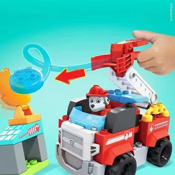 Paw Patrol Marshall's Fire Truck MTL-GYJ01 Paw Patrol -ის სახანძრო კონსტრუქტორი მანქანა, 4 image