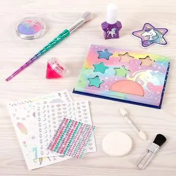 Make It Real 2461MR Deluxe Unicorn Makeover საბავშვო მაკიაჟის ნაკრები, 3 image