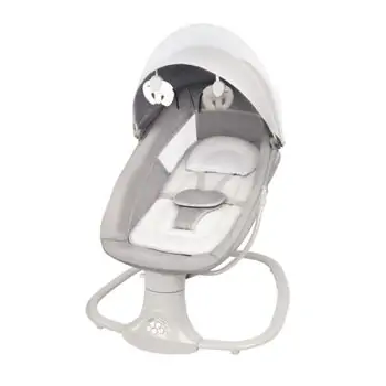 KikkaBoo Swing Winks Grey საბავშვო ელექტრო შეზლონგი