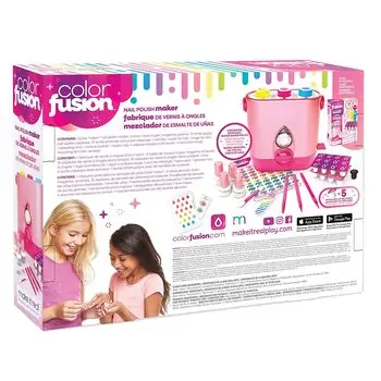 Make It Real Color Fusion Nail Polish Maker With Light Deluxe Pack 2565  საბავშვო ფრჩხილის ლაქის დასამზადებელი აპარატი, 3 image