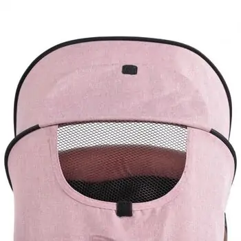 Cangaroo Baby stroller Milan pink საბავშვო ტრანსფორმერი ეტლის კომპლექტი, 9 image