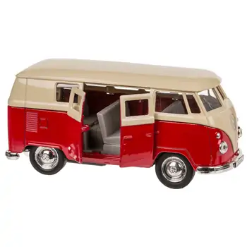 Diecast Metal Collection 1963 Volkswagen T1 Bus 12cm.  სათამაშო ვინტაჟური საკოლექციო მანქანა, 4 image