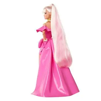 Barbie Extra Fancy Doll In Pink Gown With Pet MTL-HHN12 სათამაშო მოდური თოჯინა აქსესუარებით, 6 image