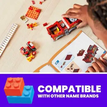 MEGA Hot Wheels HW 5-Alarm Fire Truck HHD19 სათამაშო სახანძრო მანქანა, 5 image