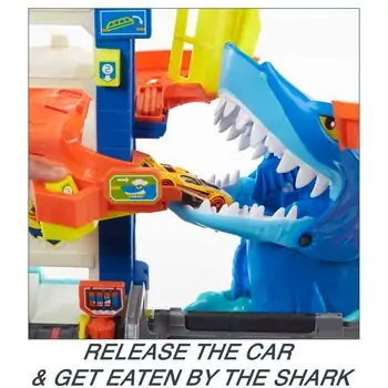 Hot Wheels HDP06 Attacking Shark Escape Playset საბავშვო სათამაშო ტრასა, 5 image