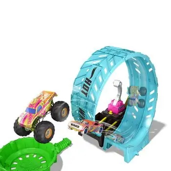 Hot Wheels HBN02 Monster Trucks Loop Challenge საბავშვო სათამაშო ტრასა, 3 image