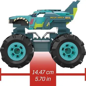 MEGA Hot Wheels Monster Trucks Building Toy Playset HDJ95 სათამაშო ასაწყობი მანქანა, 3 image