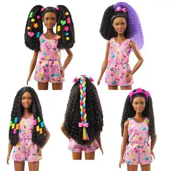 Barbie Life in the City Braid HHM39 ბარბის თოჯინა აქსესუარებით, 6 image