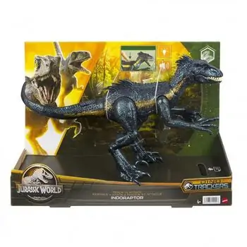 Mattel Jurassic World Giant Attacking Sinotyrannus სათამაშო MTL-HKY11 ფუნქციური დინოზავრი