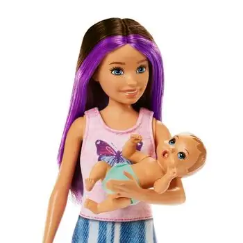 Barbie HJY33 Skipper Babysitters  ბარბის თოჯინა აქსესუარებით, 5 image