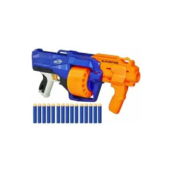 NERF N-STRIKE SURGEFIRE E0011 ბლასტერი რბილი ტყვიებით