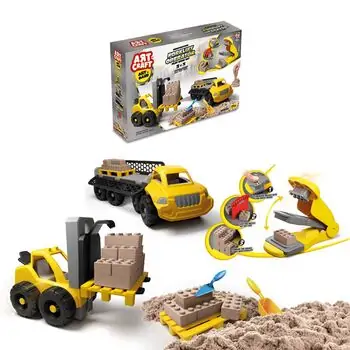 Art Craft Forklift Operator Play Sand Set 03744 სათამაშო კინეტიკური ქვიშა