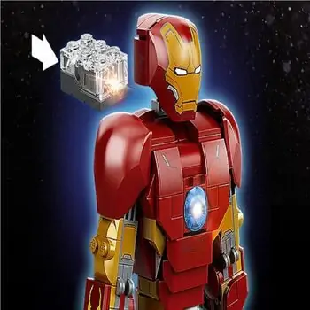 LEGO Super heroes  76206 Iron Man Figure, 5 image