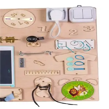 Wooden Manual Board Big MT13 ხის განსავითარებელი სათამაშო დაფა, 7 image