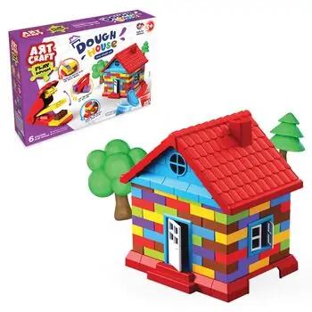 Dede ART CRAFT DOUGH HOUSE MODELING PLAY DOUGH SET საბავშვო პლასტელინების ნაკრები 03676, 2 image