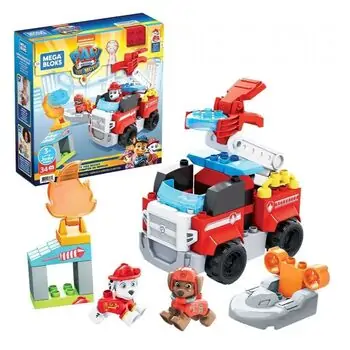 Paw Patrol Marshall's Fire Truck MTL-GYJ01 Paw Patrol -ის სახანძრო კონსტრუქტორი მანქანა