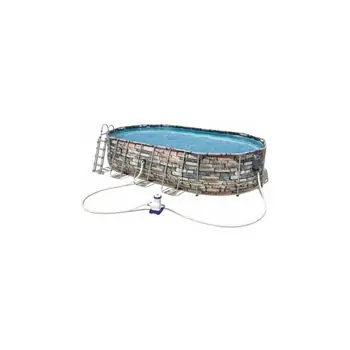 Bestway 56719 Power Steel With Cartridge Filter And Ladder კარკასული აუზი კარტრიჯული ფილტრით და კიბით, 2 image