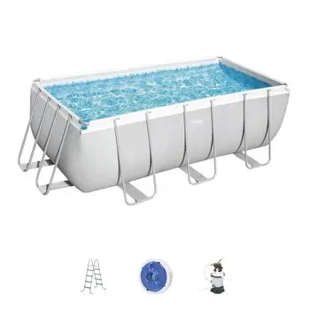 Bestway 56457 Power Steel With Sand Filter and ladder კარკასული აუზი ქვიშის ფილტრით და კიბით, 3 image