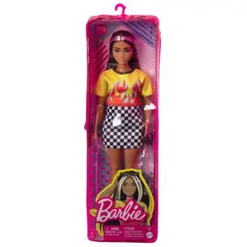 Barbie Fashionistas Doll With Curvy Long Highlighted Hair HBV13 ბარბის თოჯინა მოდური ვარცხნილობით, 3 image