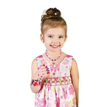 Dede BARBIE BEAD SET (HANDBAG) აქსესუარების გასაკეთებელი ნაკრები 03180, 5 image