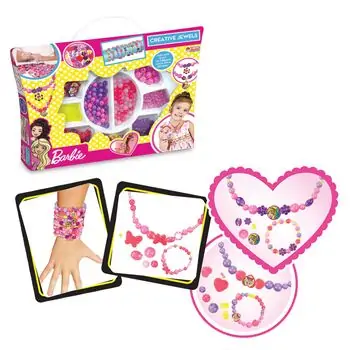 Dede BARBIE BEAD SET (HANDBAG) აქსესუარების გასაკეთებელი ნაკრები 03180