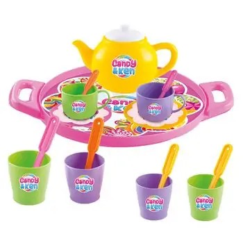 Dede CANDY&KEN TRAY  TEA SET სათამაშო სამზარეულოს აქსესუარები 01593, 2 image