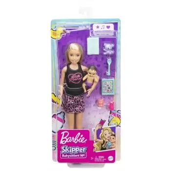 Barbie Skipper Babysitters GRP13 ბარბის სათამაშო თოჯინა, 7 image