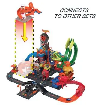 Hot Wheels HDR31 City Octopus Invasion Attack Playset სათამაშო ტრასა, 5 image