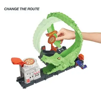Hot Wheels MTL-HKX39 Gator Loop Attack Playset სათამაშო ტრასა, 5 image