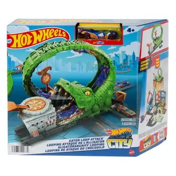 Hot Wheels MTL-HKX39 Gator Loop Attack Playset სათამაშო ტრასა