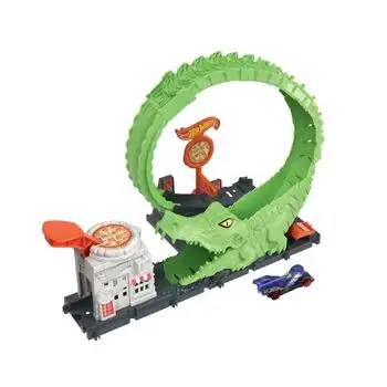 Hot Wheels MTL-HKX39 Gator Loop Attack Playset სათამაშო ტრასა, 3 image
