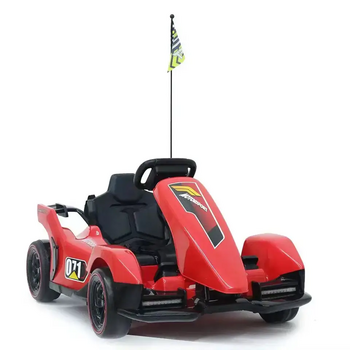 F1 For Kids Red - ელექტრო მანქანა ტყავის სავარძლით, 3 image