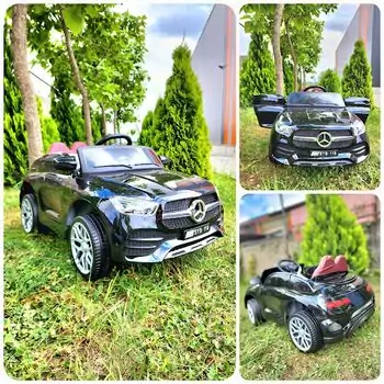 Mercedes-Benz G118 Black - ელექტრო მანქანა კაუჩუკის საბურავებით და ტყავის სავარძლით