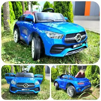 Mercedes-Benz G118 Blue - ელექტრო მანქანა კაუჩუკის საბურავებით და ტყავის სავარძლით