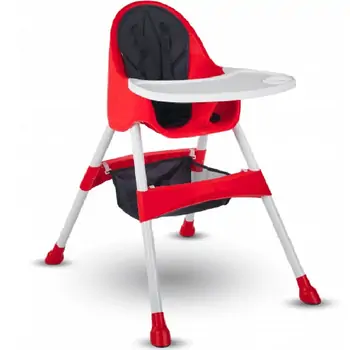 Baby Hope Royal Feeding Chair Red საკვები სკამ-მაგიდა, 3 image