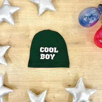 Bobix Baby Hats Cool Boy Green ახალშობილის ქუდი