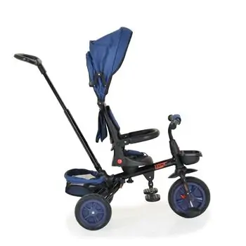 Byox Tricycle Explore Dark Blue სასეირნო ველო-ეტლი, 5 image